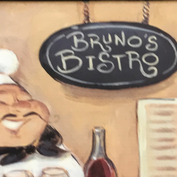 Bruno’s Bistro Wall decoration 8”X8” - Picture 4 of 7